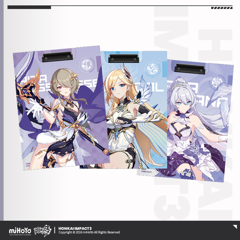 [HONKAI IMPACT 3] Character Illustration Series Document Organizer