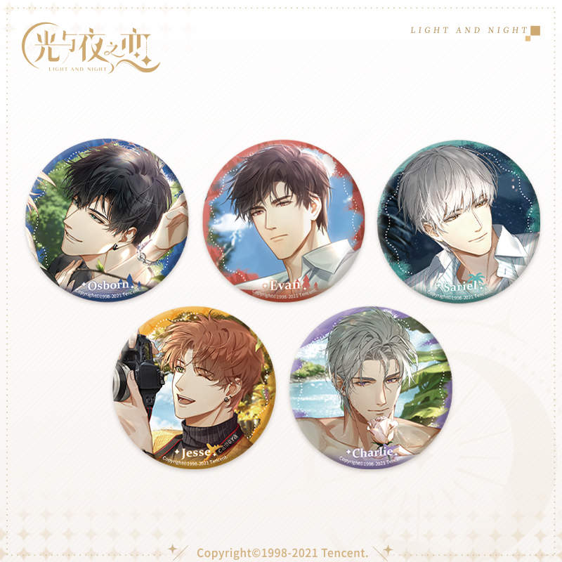 [LIGHT AND NIGHT] Character Series Badge Vol.2