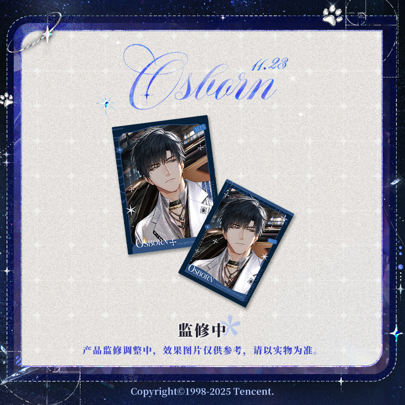 [LIGHT AND NIGHT] Osborn 2025 Birthday Commemorative Card Set
