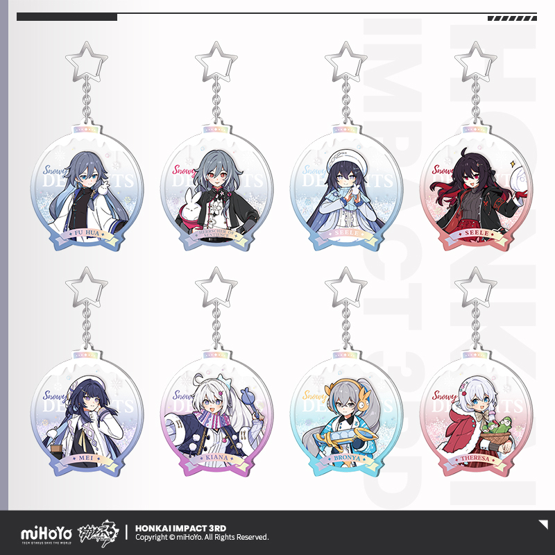 [HONKAI IMPACT 3] Snowy Delights Series Acrylic Keychain