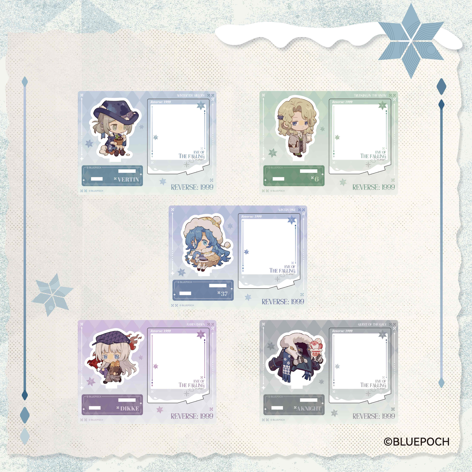 [REVERSE:1999] Eve of the Falling Snow Series Chibi Acrylic Stand