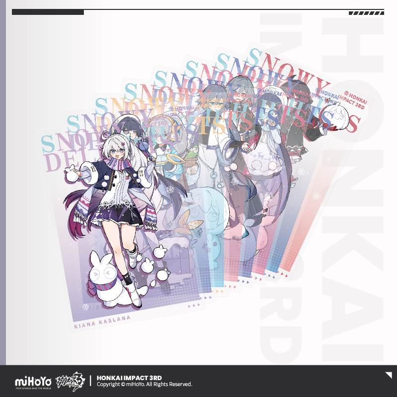 [HONKAI IMPACT 3] Snowy Delights Series Chibi Card Set