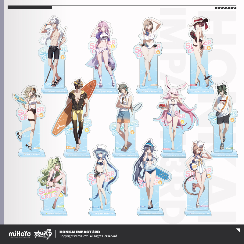 [HONKAI IMPACT 3] Summer Cruise Series Acrylic Stand Vol.4