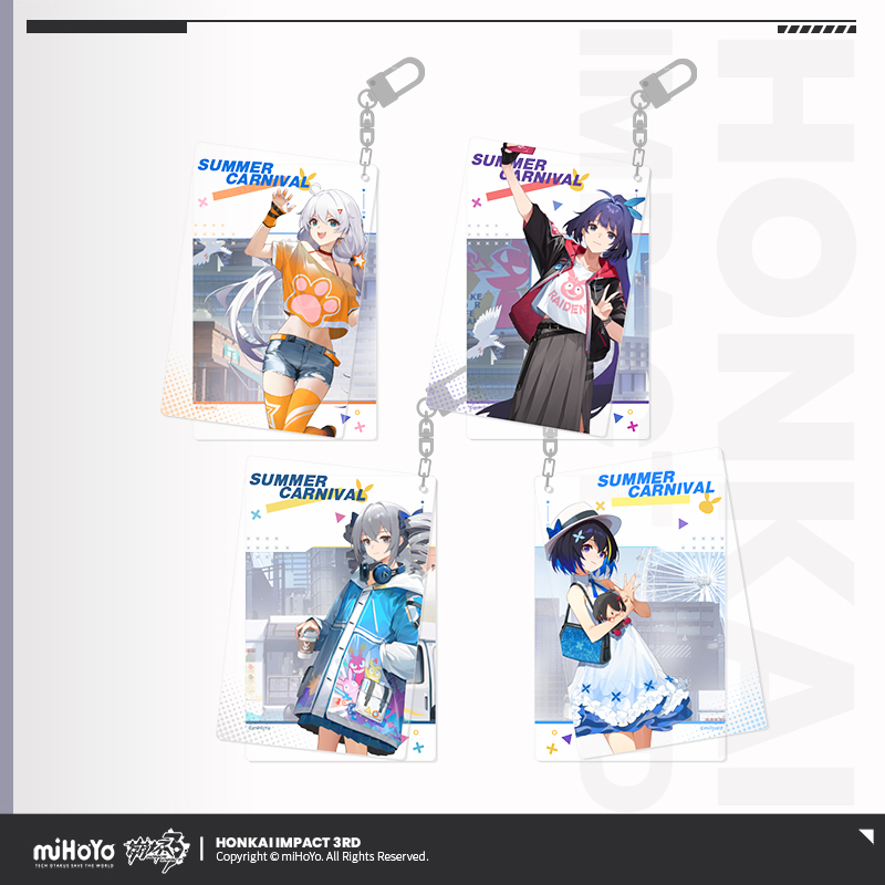 [HONKAI IMPACT 3] Summer Carnival Series Acrylic Keychain