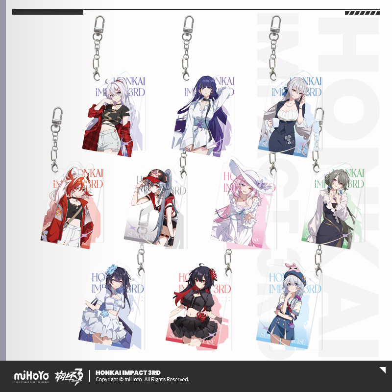 [HONKAI IMPACT 3] Summer Cruise Series Acrylic Keychain Vol.5