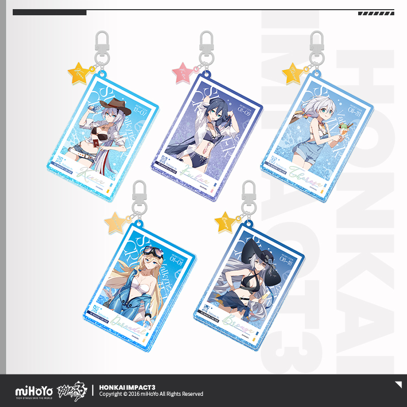 [HONKAI IMPACT 3] Summer Cruise Series Acrylic Keychain