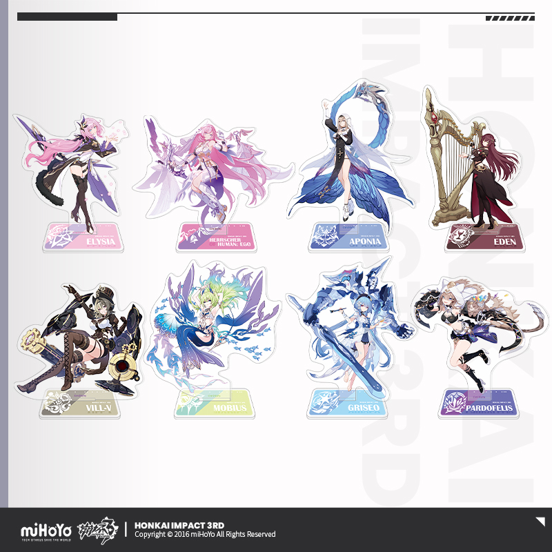 [HONKAI IMPACT 3] Female Flame-Chasers Series Acrylic Stand
