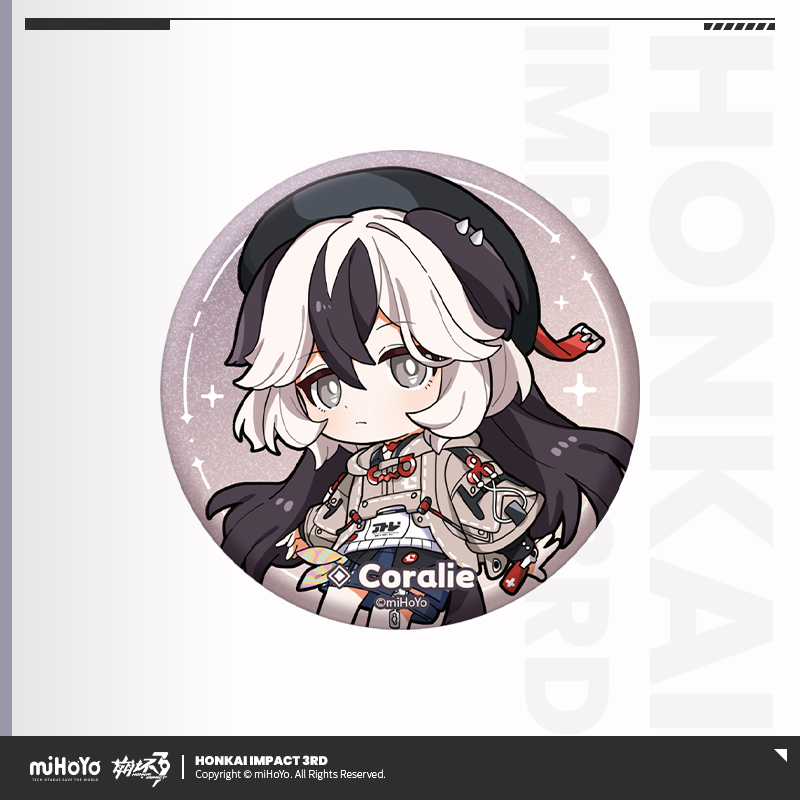 [HONKAI IMPACT 3] Character Series Chibi Badge Vol.2