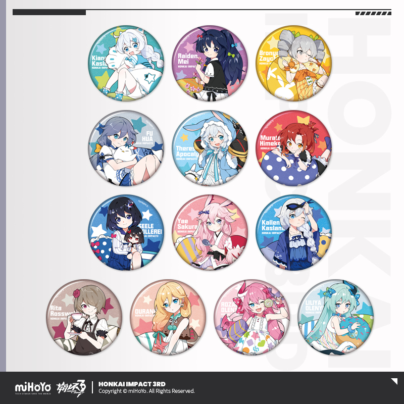 [HONKAI IMPACT 3] Petite Tea Party Series Badge