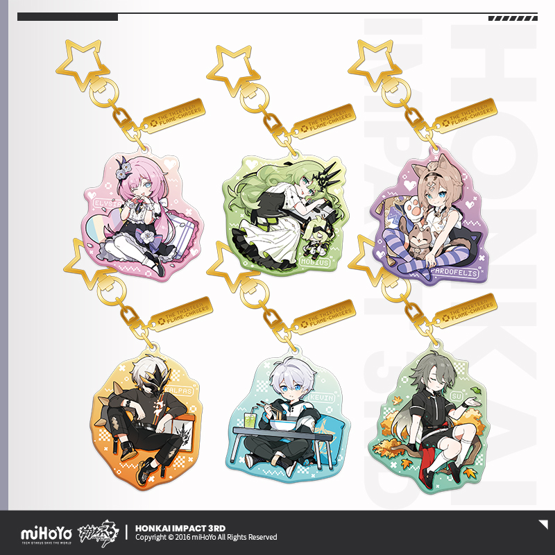 [HONKAI IMPACT 3] The Flame-Chasers Series Chibi Acrylic Keychain Vol.1