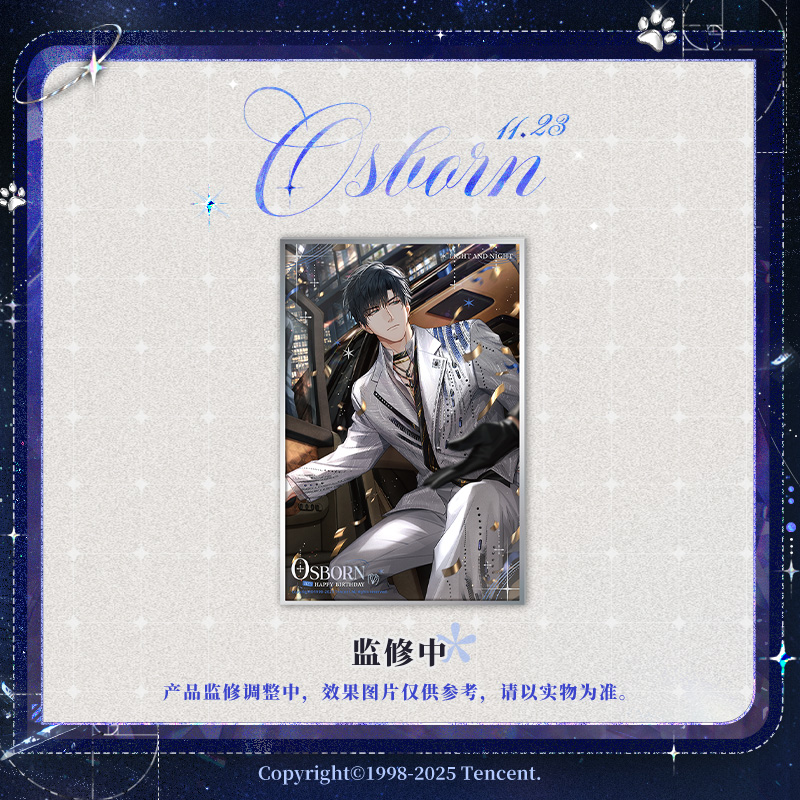 [LIGHT AND NIGHT] Osborn 2025 Birthday Acrylic Shikishi