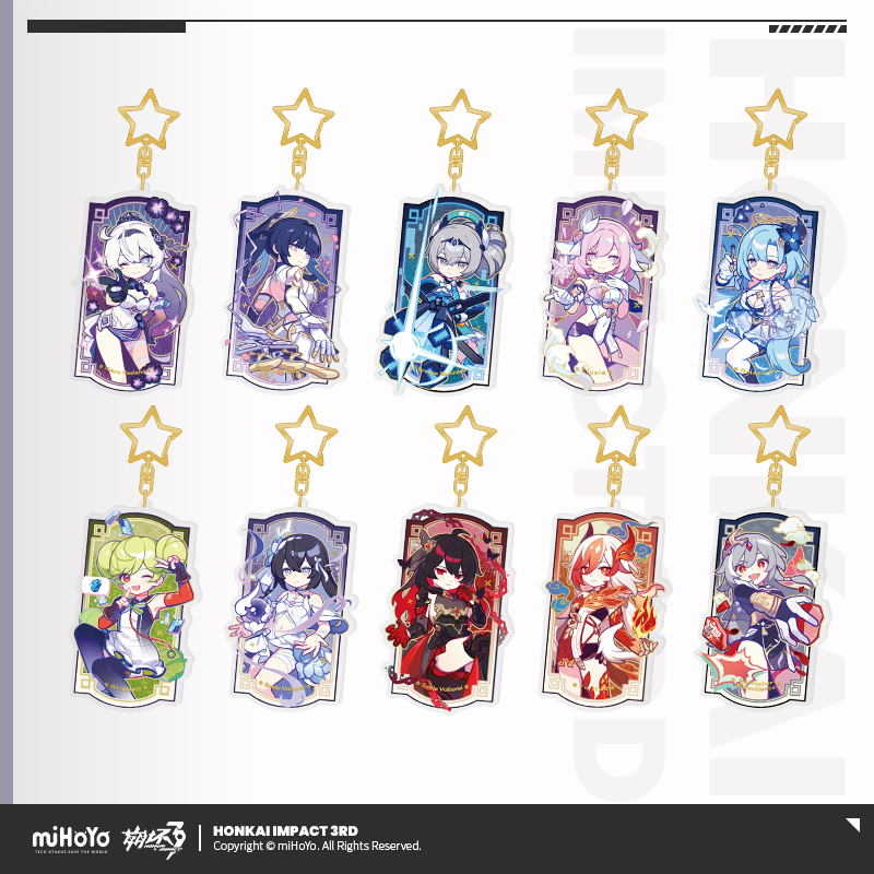 [HONKAI IMPACT 3] Lucky Life Series Acrylic Keychain