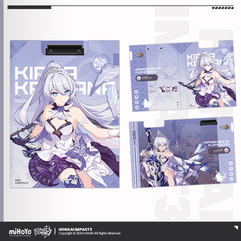 [HONKAI IMPACT 3] Character Illustration Series Document Organizer