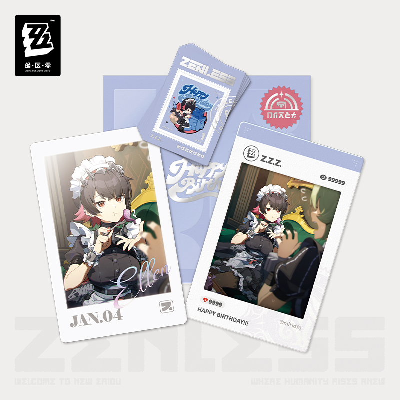 [ZENLESS ZONE ZERO] HB2U Series Birthday Card Set Vol.3