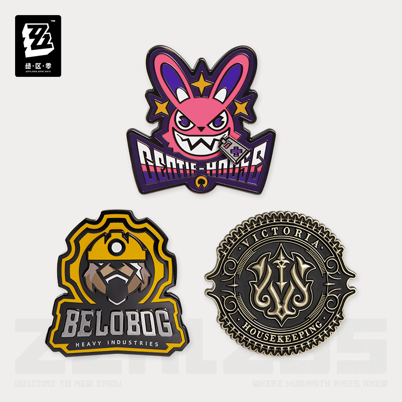[ZENLESS ZONE ZERO] Faction Series Metal Badge Vol.1