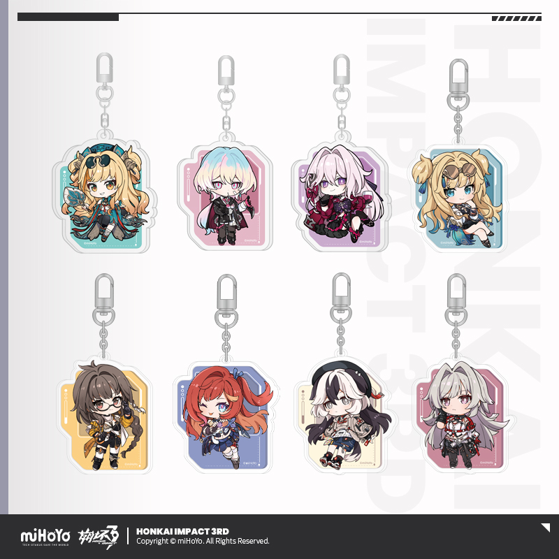 [HONKAI IMPACT 3] Character Series Chibi Acrylic Keychain Vol.2
