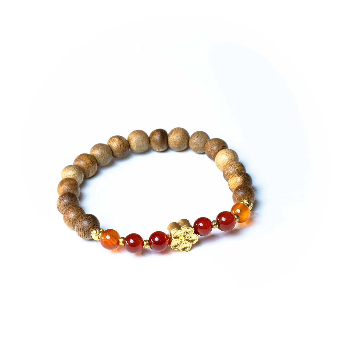 Vòng Tay Gỗ Trầm và Đá Phong Thủy