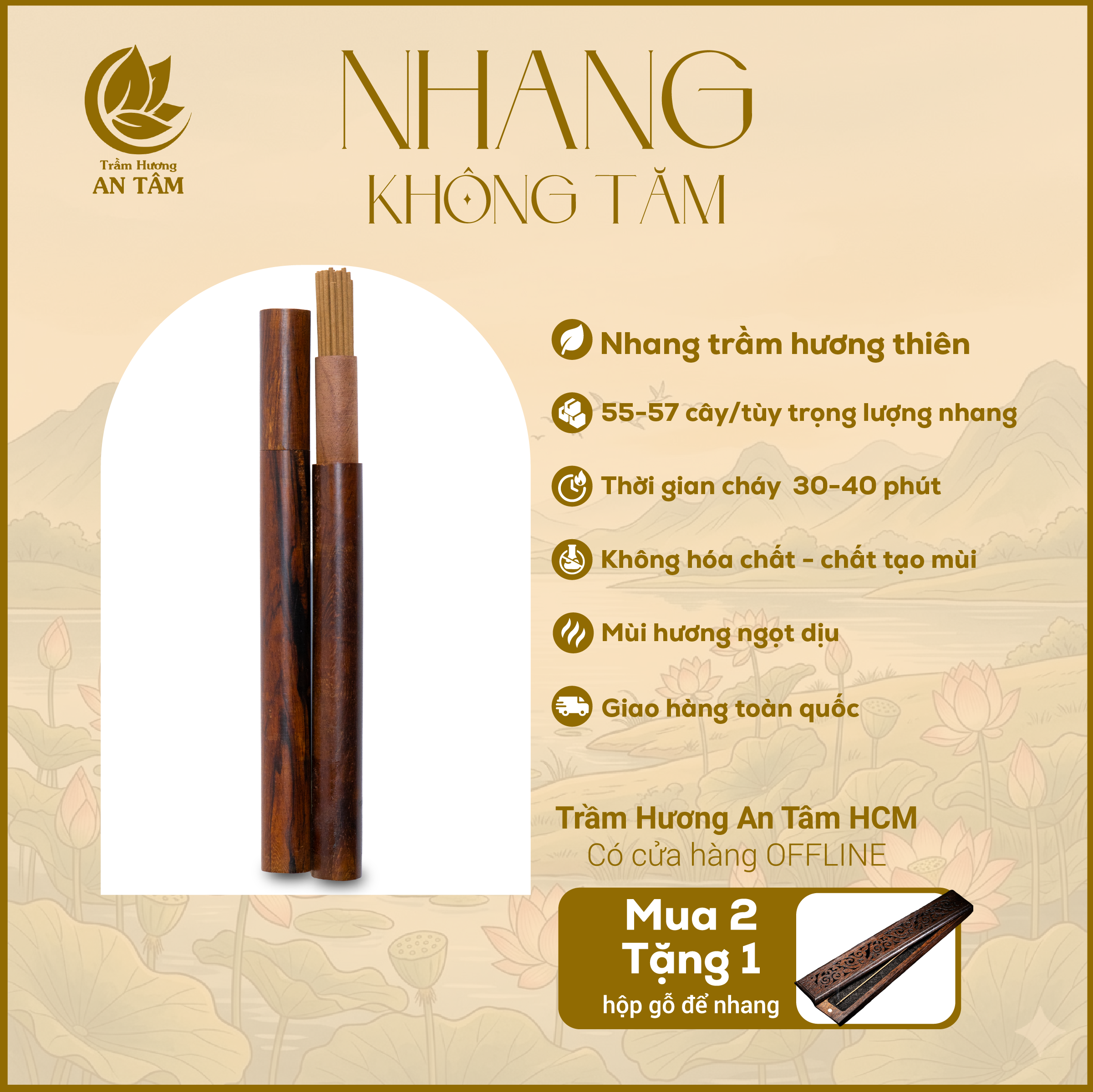 Nhang Không Tăm cao cấp