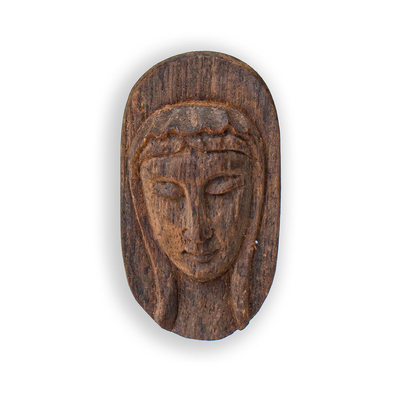 Mặt Mẹ Maria bằng gỗ