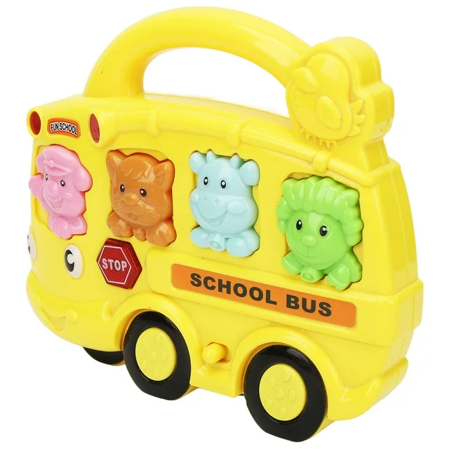 Children's Musical School Bus Toy
