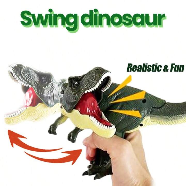 Novel Dinosaur Toy For Children And Boys Over 3 Years Old 28cm Dinosaur Model Manual Telescopic Spring Swing Movable Joint Dinosaur Toy Halloween Christmas Birthday Party Gift