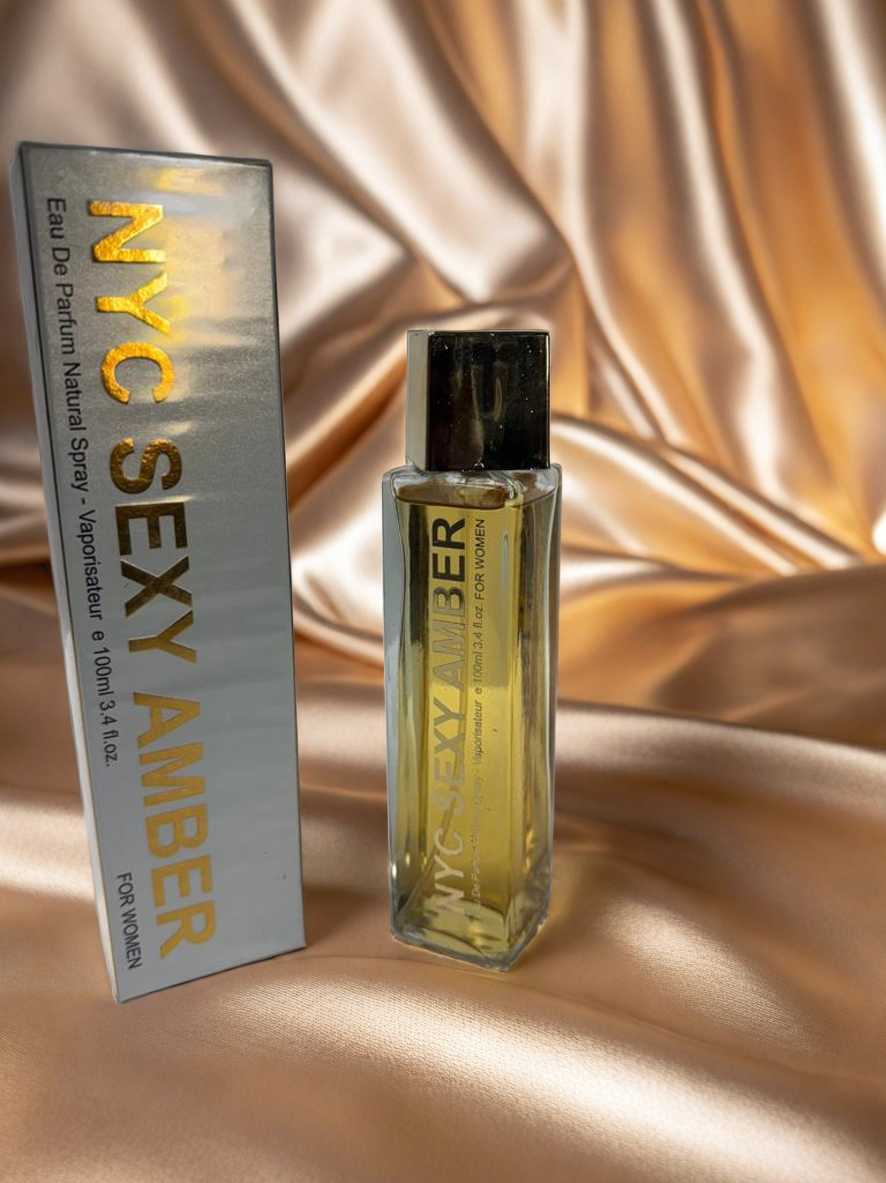 NYC SEXY AMBER 3.4 oz Sporty Citrus fragrance for Women Eau De Parfum