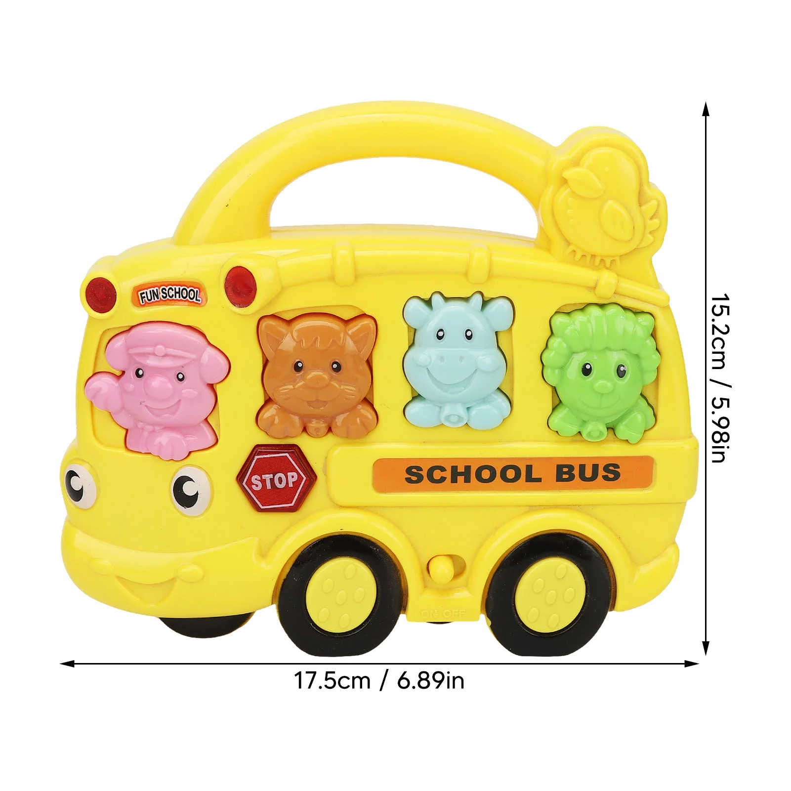 Children's Musical School Bus Toy