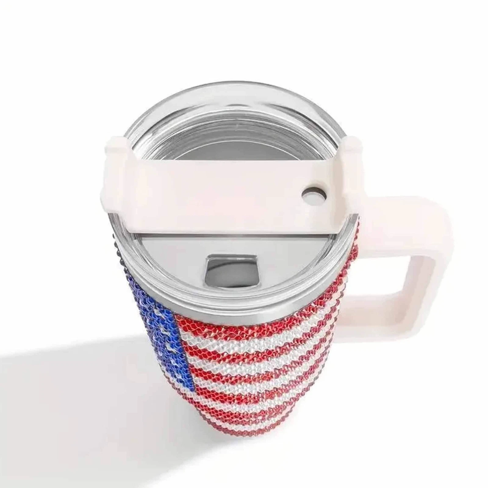 American Flag Rhinestone Tumbler 40oz