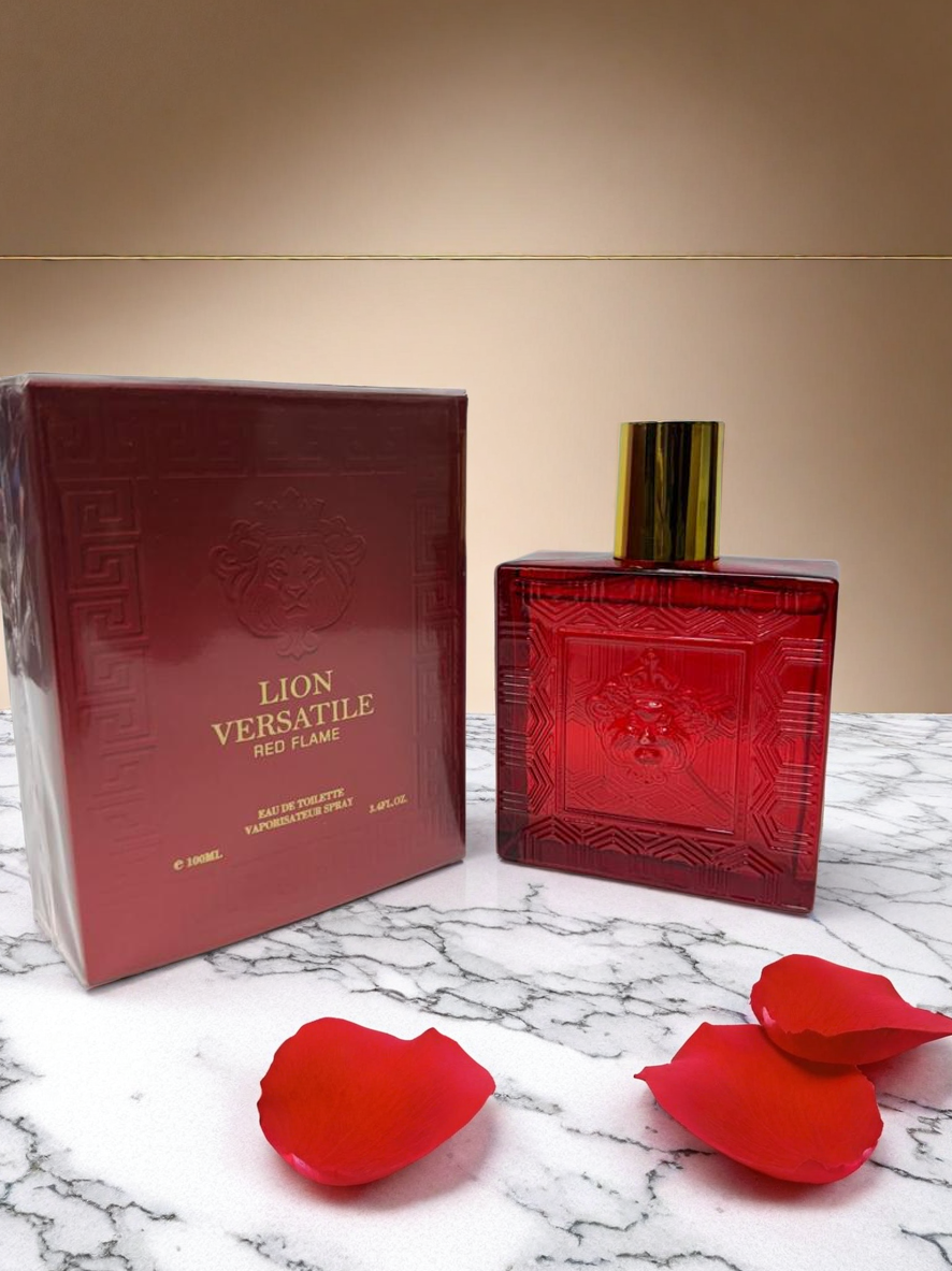 EBC-Collection, VERSATILE RED FLAME Perfume for Men, 3.4oz/100ml