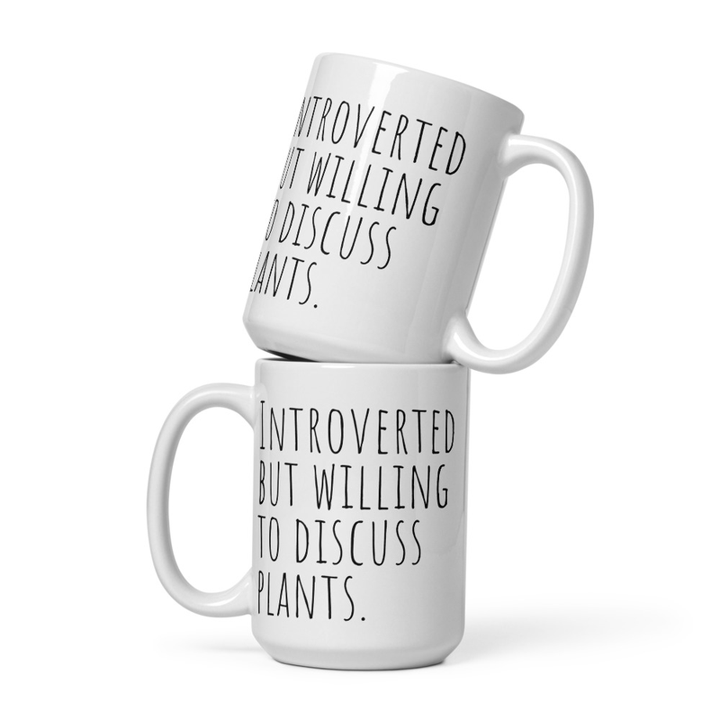 The Quiet Botanist Mug — Funny Coffee Cup for Plant Lovers