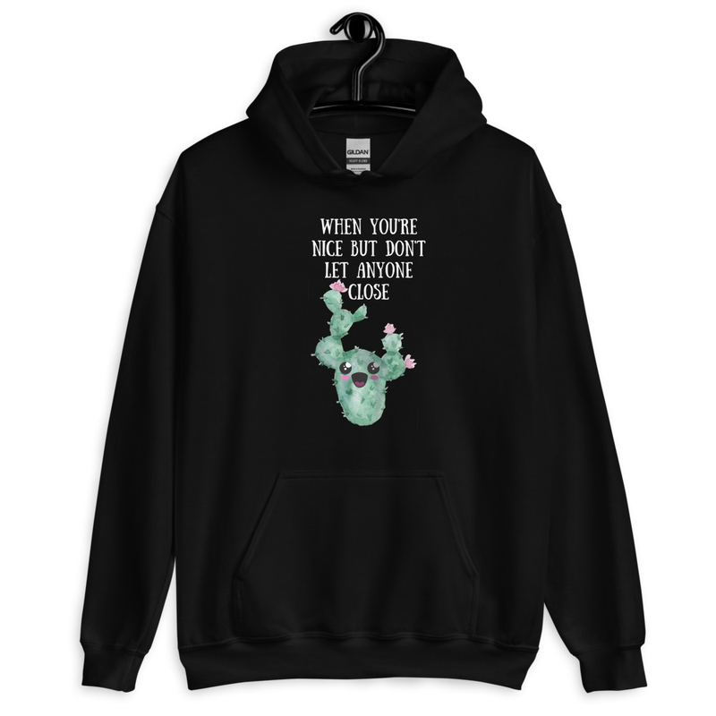The Prickly Sweet Hoodie — Cozy Cactus Sweatshirt for Plant Lovers