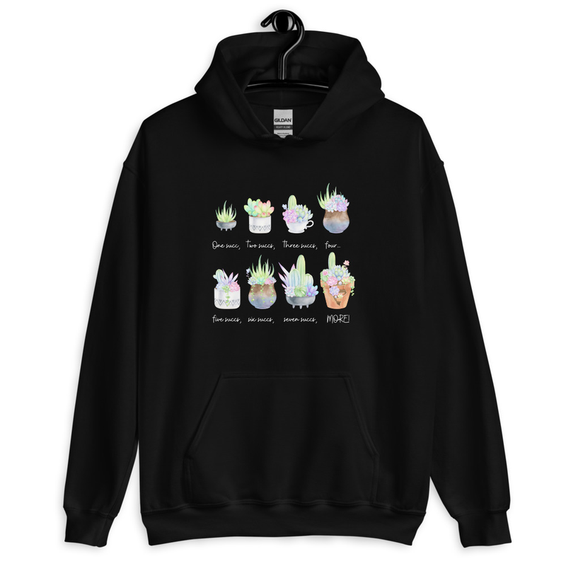 Endless Succs Hoodie — Cozy Succulent Sweatshirt