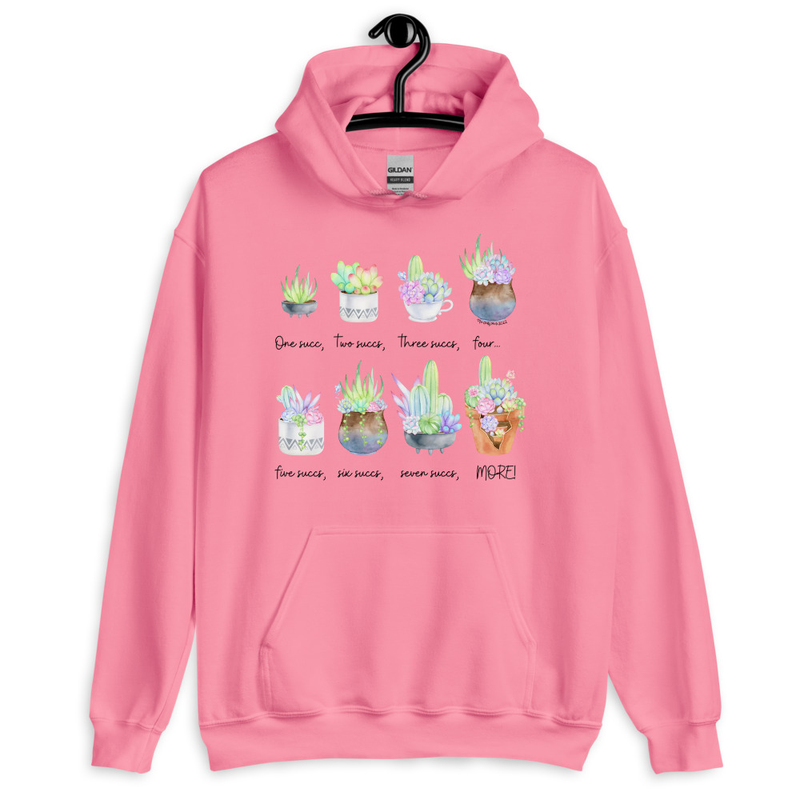 Endless Succs Hoodie — Cozy Succulent Sweatshirt