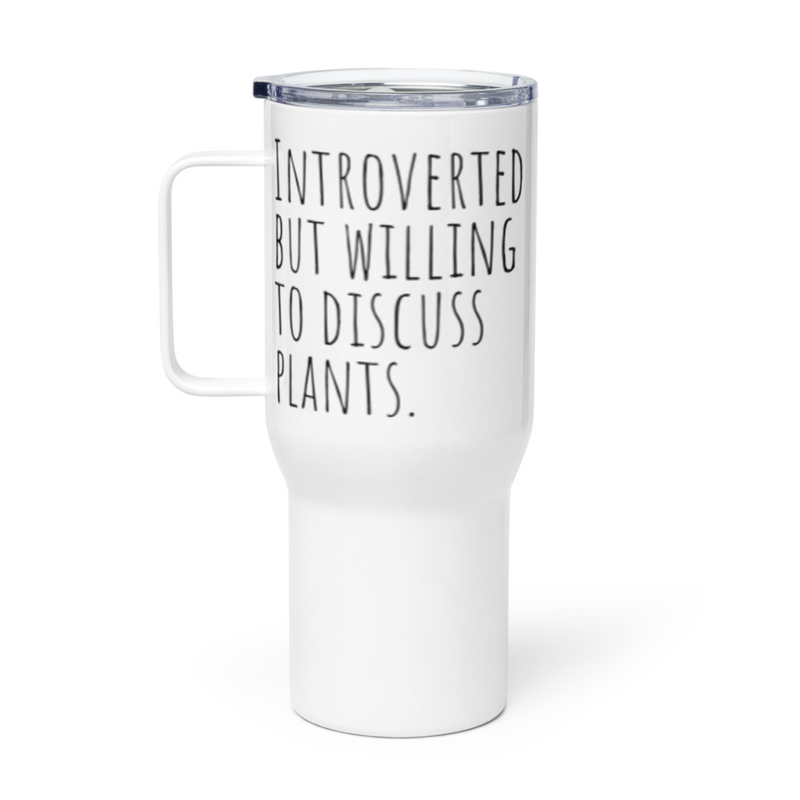 The Quiet Botanist Travel Mug — Stainless Steel Insulated Cup for Plant Lovers