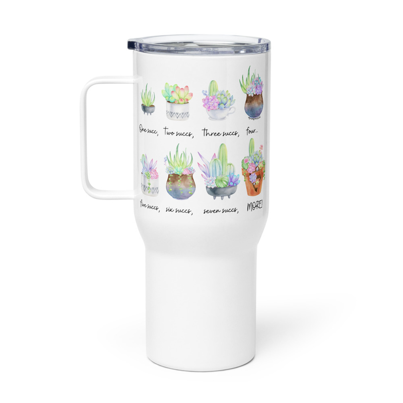 Endless Succs Travel Mug — Stainless Steel Succulent Mug
