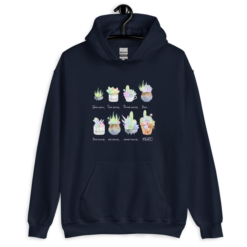 Endless Succs Hoodie — Cozy Succulent Sweatshirt