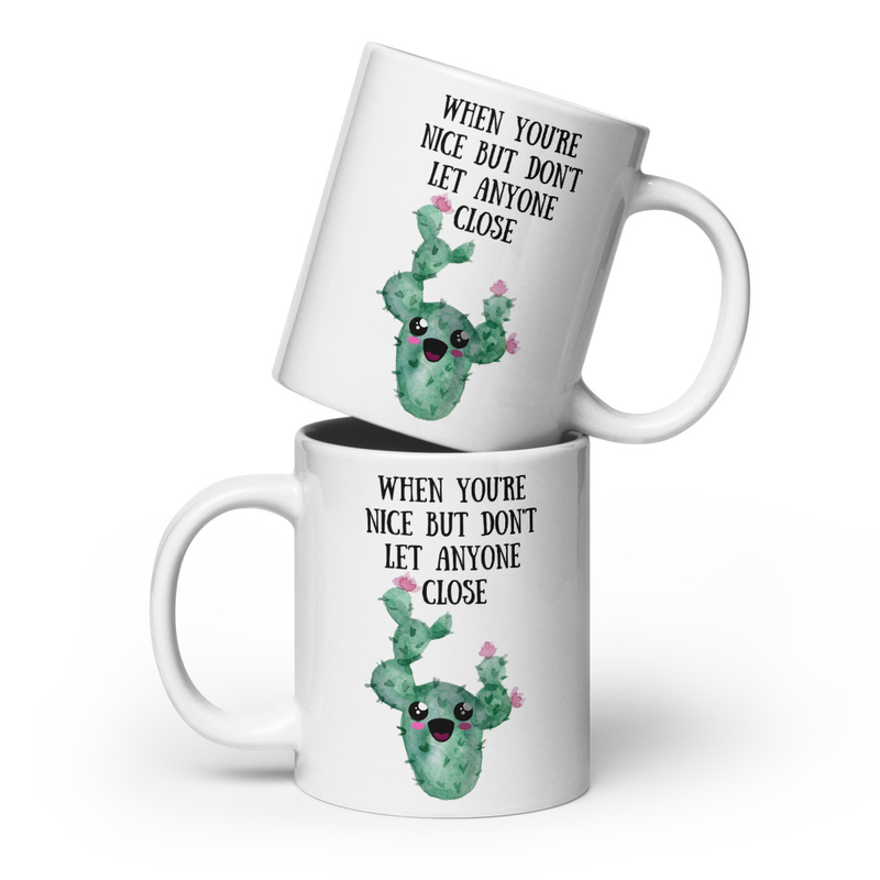 The Prickly Sweet Mug — Funny Cactus Coffee Cup