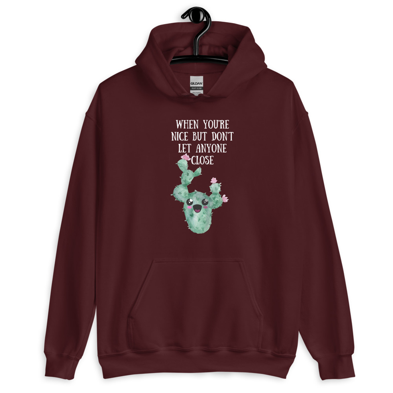 The Prickly Sweet Hoodie — Cozy Cactus Sweatshirt for Plant Lovers
