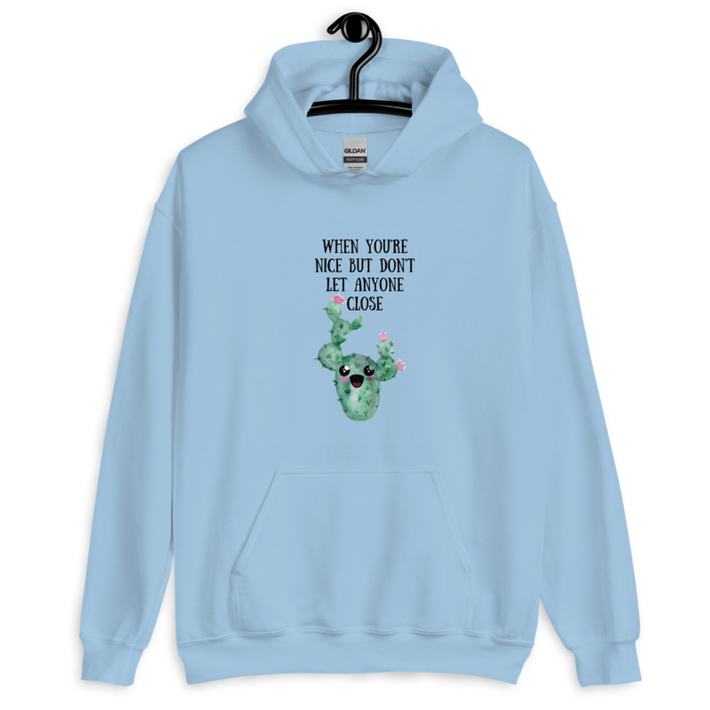 The Prickly Sweet Hoodie — Cozy Cactus Sweatshirt for Plant Lovers