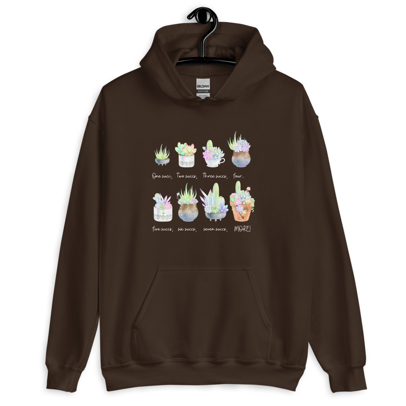 Endless Succs Hoodie — Cozy Succulent Sweatshirt