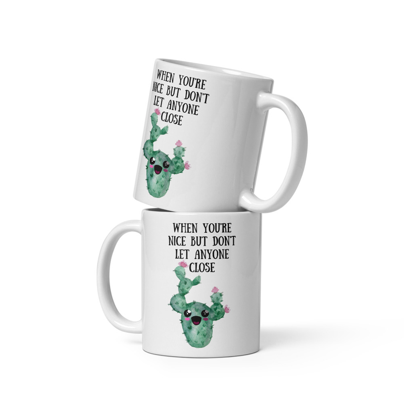 The Prickly Sweet Mug — Funny Cactus Coffee Cup