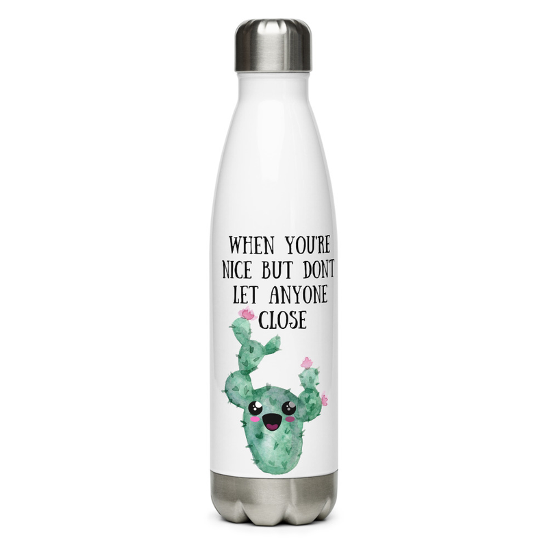 The Prickly Sweet Water Bottle — Reusable Stainless Steel Bottle