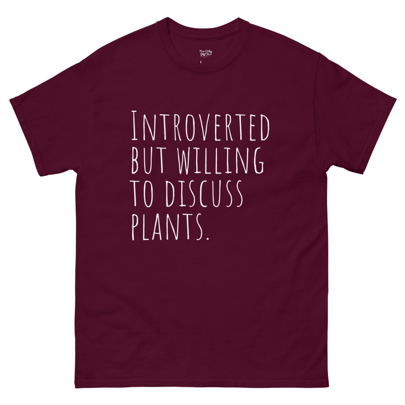 The Quiet Botanist Tee — Funny Plant Lover T-Shirt for Introverts