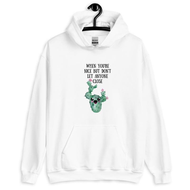 The Prickly Sweet Hoodie — Cozy Cactus Sweatshirt for Plant Lovers