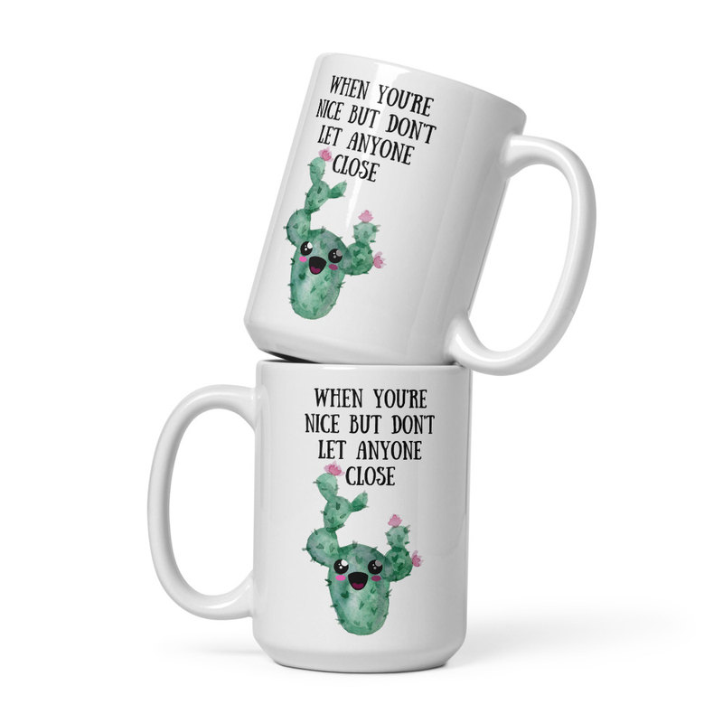 The Prickly Sweet Mug — Funny Cactus Coffee Cup