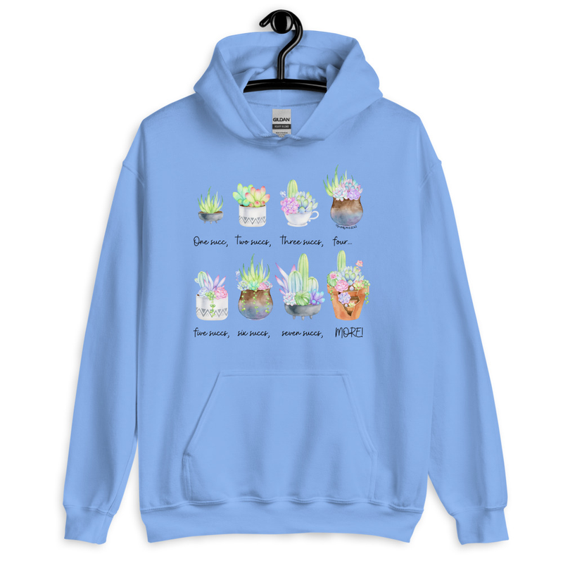 Endless Succs Hoodie — Cozy Succulent Sweatshirt