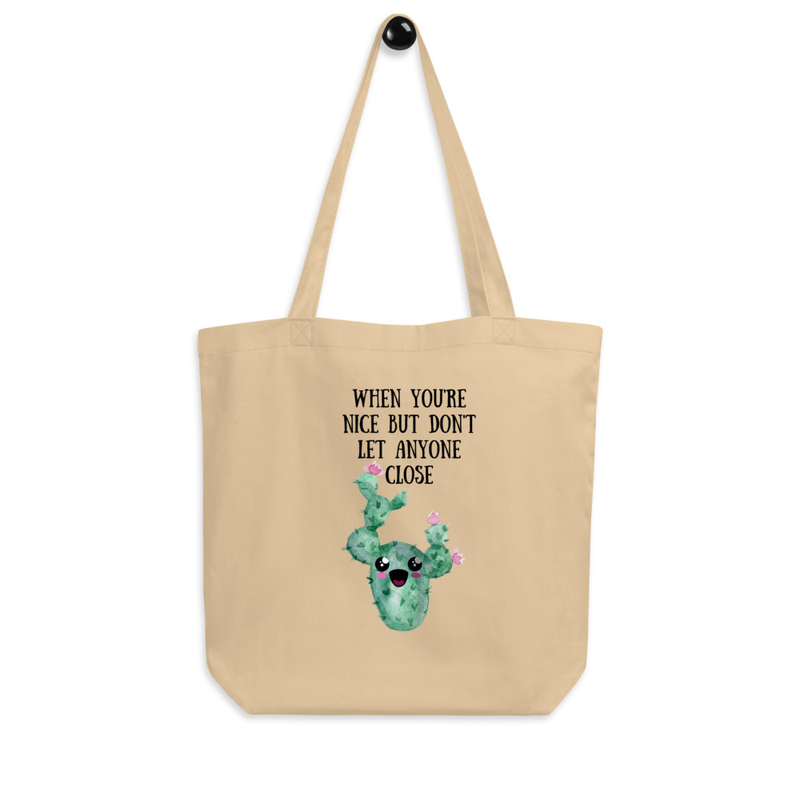 The Prickly Sweet Tote — Eco-Friendly Bag for Plant Lovers