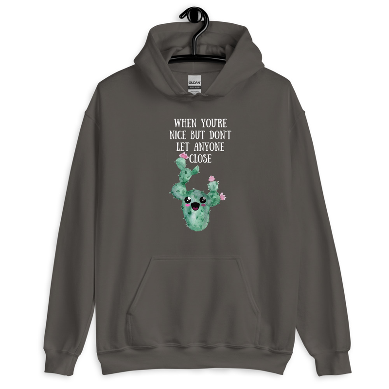 The Prickly Sweet Hoodie — Cozy Cactus Sweatshirt for Plant Lovers