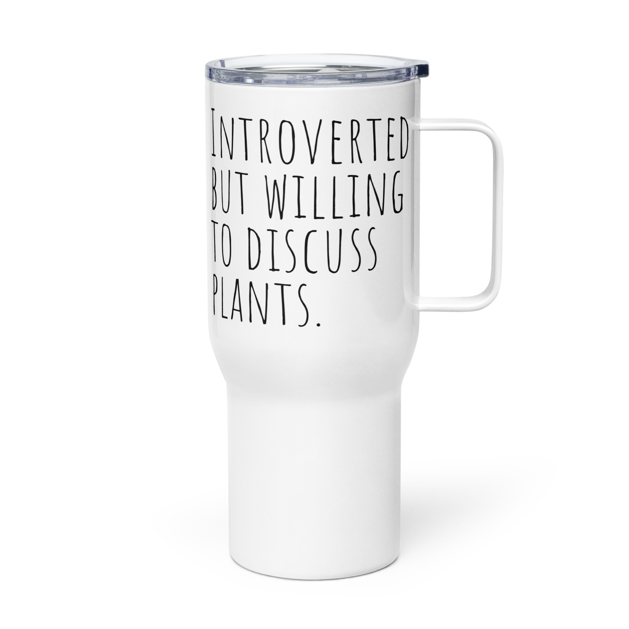 The Quiet Botanist Travel Mug — Stainless Steel Insulated Cup for Plant Lovers