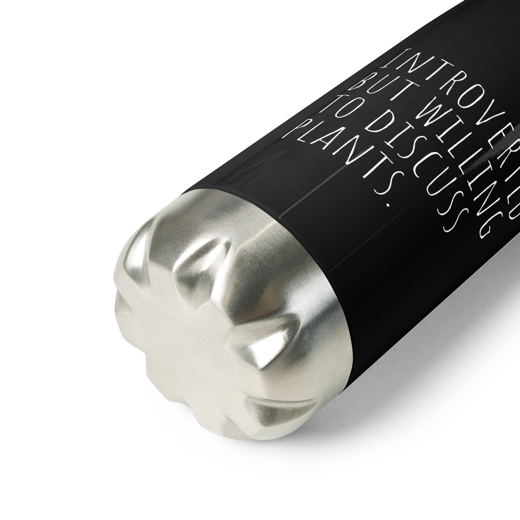 The Quiet Botanist Water Bottle — Reusable Stainless Steel Bottle for Green Thumbs